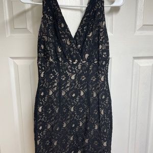 V neck Dress